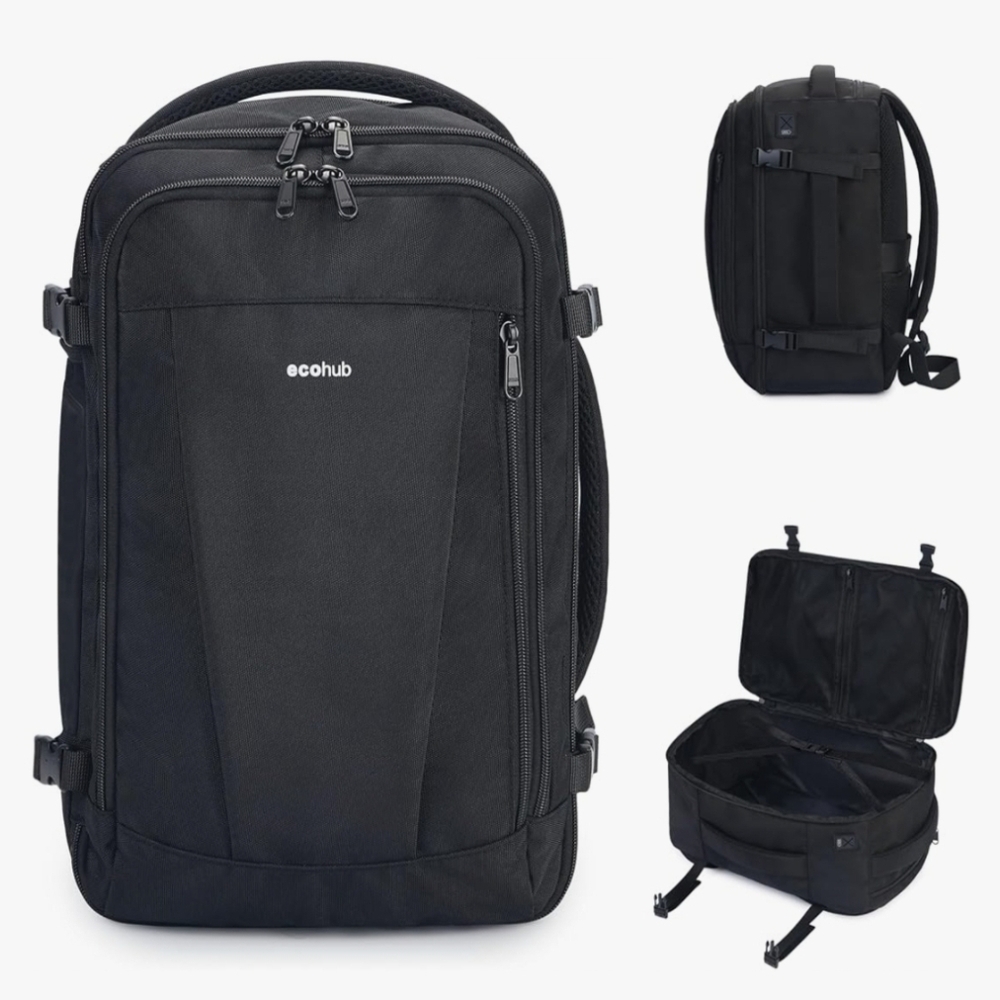 ECOHUB Underseat Travel Backpack. Spirit Airlines Approved.